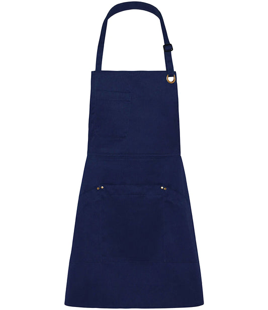 Le Chef LE100 Utility Bib Apron in Navy