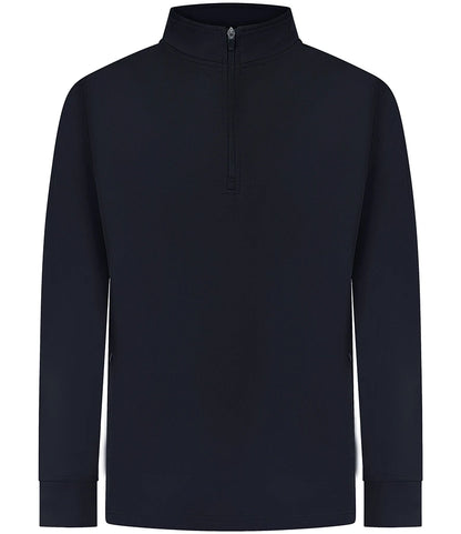 Finden & Hales LV874 Finden + Hales 1/4 Zip Tracksuit Top in Navy