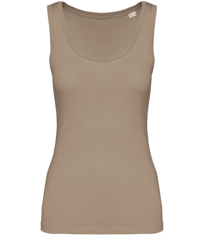 Native Spirit NS341 Ladies Tank Top in Wet Sand