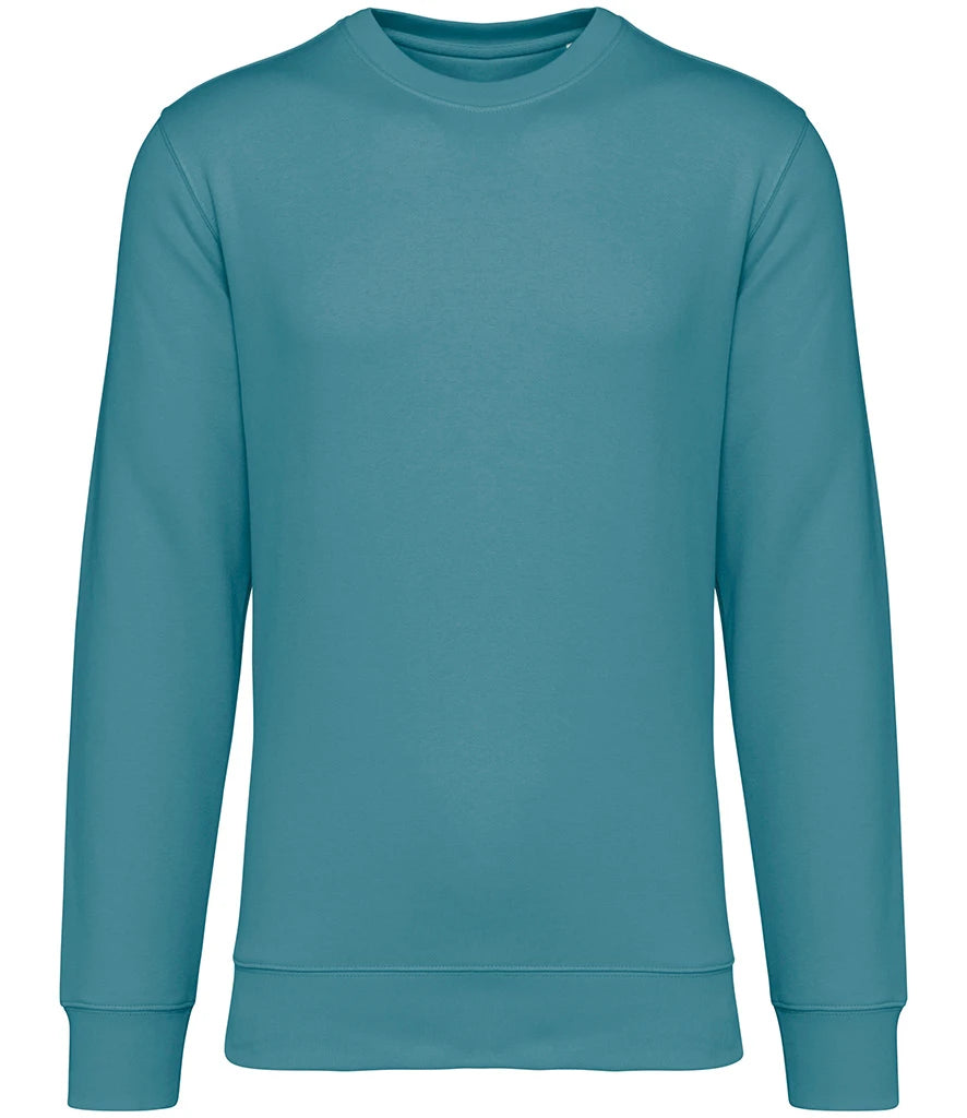 Native Spirit NS400 Native Spirit Unisex Crew Neck Sweatshirt in Adriatic Blue