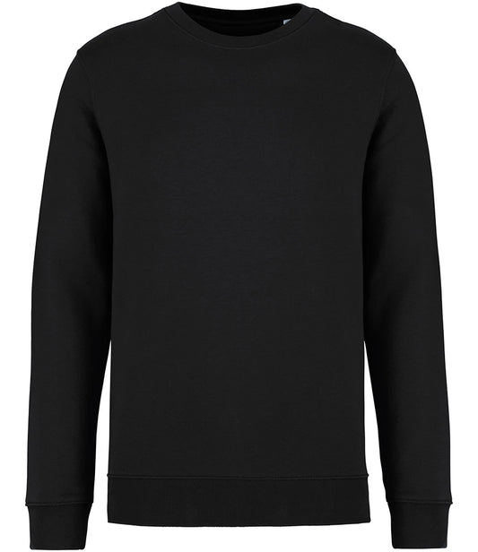 Native Spirit NS400 Native Spirit Unisex Crew Neck Sweatshirt in Black