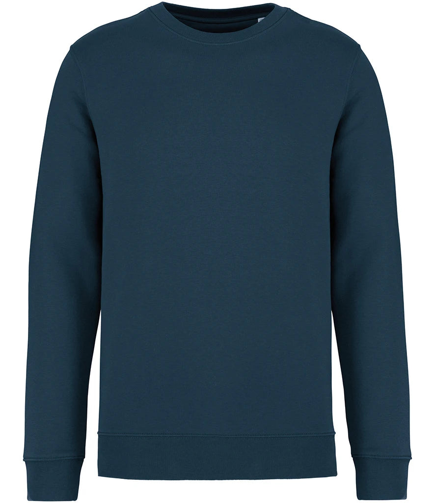 Native Spirit NS400 Native Spirit Unisex Crew Neck Sweatshirt in Peacock Blue