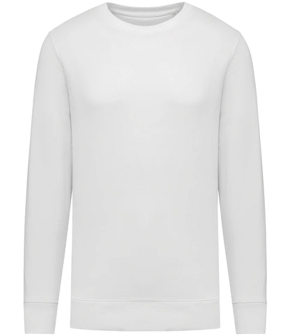 Native Spirit NS400 Native Spirit Unisex Crew Neck Sweatshirt in White