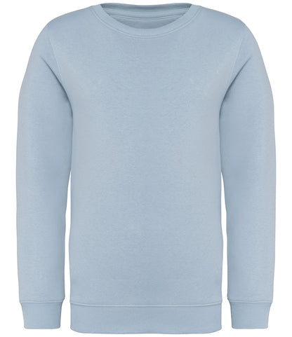 Native Spirit NS403 Native Spirit Kids Crew Neck Sweatshirt in Aquamarine