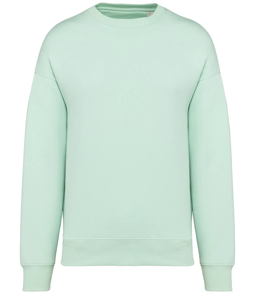 Native Spirit NS407 Native Spirit Unisex Oversized Sweatshirt in Brook Green