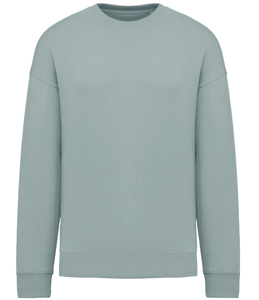 Native Spirit NS407 Native Spirit Unisex Oversized Sweatshirt in Jade Green