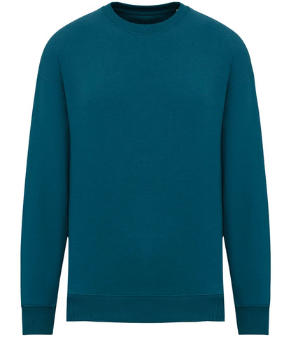 Native Spirit NS407 Native Spirit Unisex Oversized Sweatshirt in Peacock Green