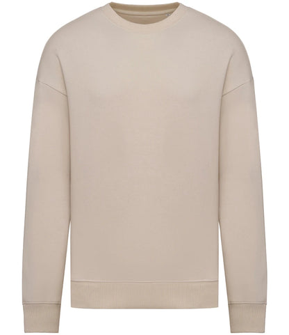 Native Spirit NS407 Native Spirit Unisex Oversized Sweatshirt in Raw Natural