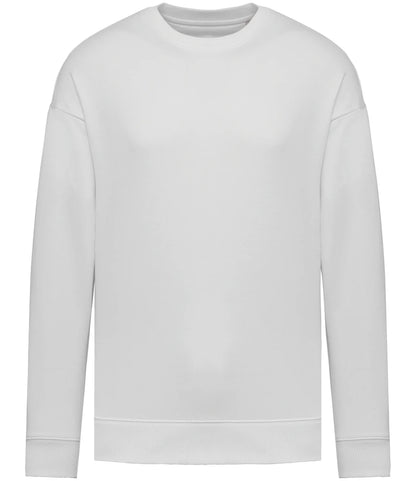 Native Spirit NS407 Native Spirit Unisex Oversized Sweatshirt in White
