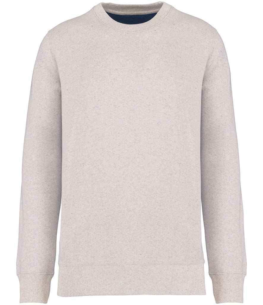 Native Spirit NS410 Native Spirit Unisex Recycled Sweatshirt in Recycled Cream Heather