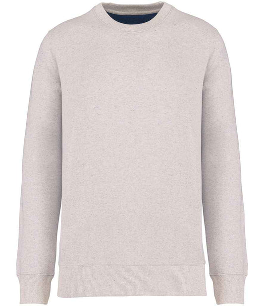 Native Spirit NS410 Native Spirit Unisex Recycled Sweatshirt in Recycled Cream Heather