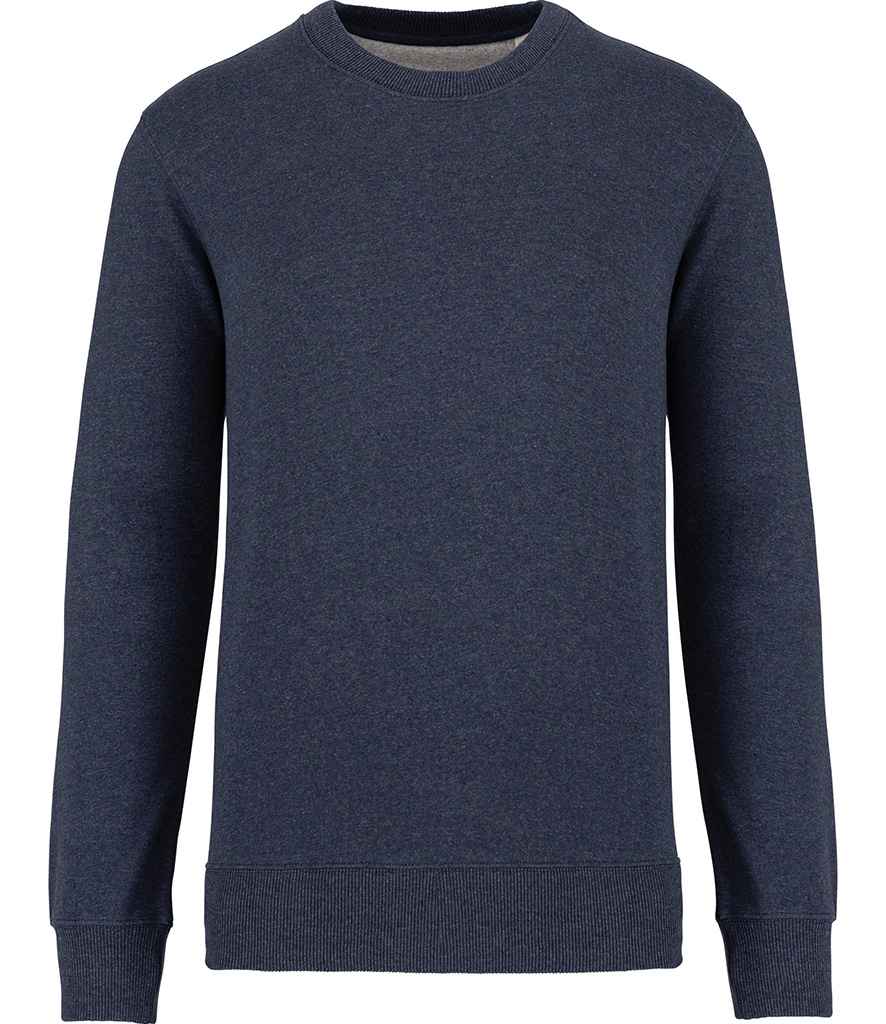 Native Spirit NS410 Native Spirit Unisex Recycled Sweatshirt in Recycled Navy Heather