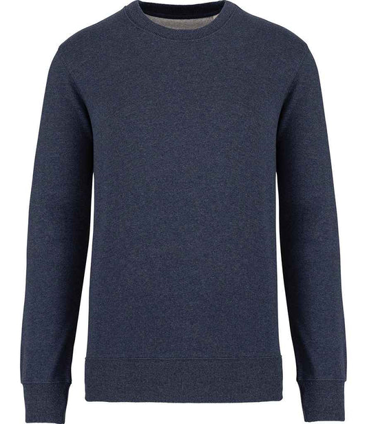 Native Spirit NS410 Native Spirit Unisex Recycled Sweatshirt in Recycled Navy Heather