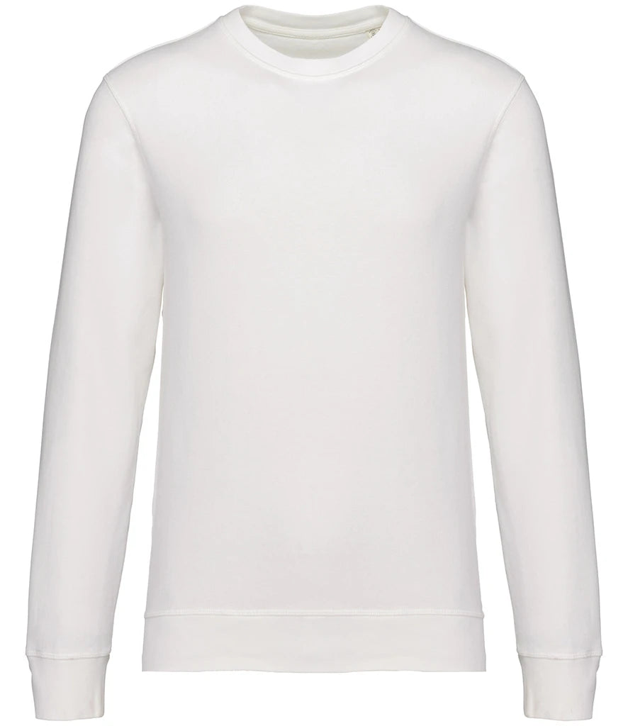 Native Spirit NS414 Native Spirit Unisex Terry 280 Sweatshirt in Washed Ivory