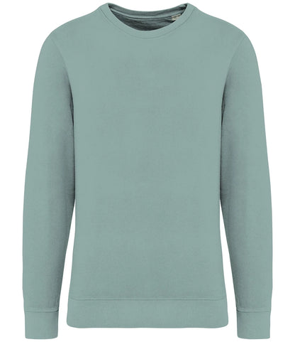 Native Spirit NS414 Native Spirit Unisex Terry 280 Sweatshirt in Washed Jade Green