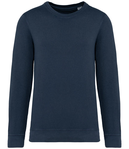 Native Spirit NS414 Native Spirit Unisex Terry 280 Sweatshirt in Washed Navy