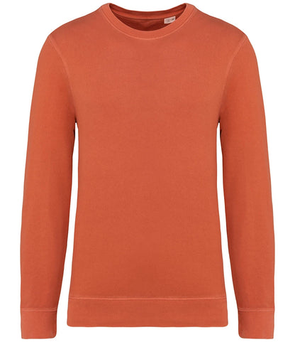 Native Spirit NS414 Native Spirit Unisex Terry 280 Sweatshirt in Washed Pomelo