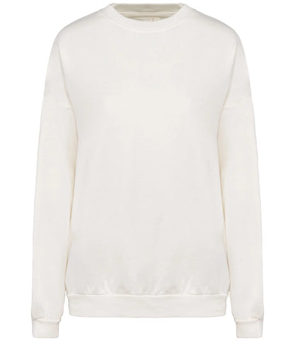 Native Spirit NS415 Native Spirit Unisex Terry 280 Oversized Sweatshirt in Washed Ivory