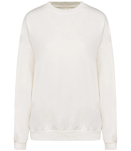 Native Spirit NS415 Native Spirit Unisex Terry 280 Oversized Sweatshirt in Washed Ivory