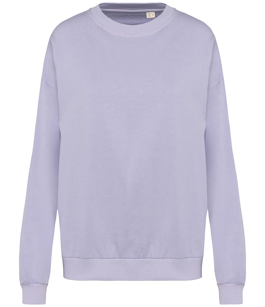 Native Spirit NS415 Native Spirit Unisex Terry 280 Oversized Sweatshirt in Washed Parma