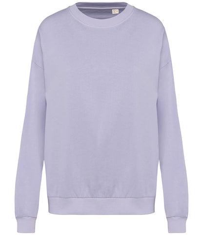 Native Spirit NS415 Native Spirit Unisex Terry 280 Oversized Sweatshirt in Washed Parma