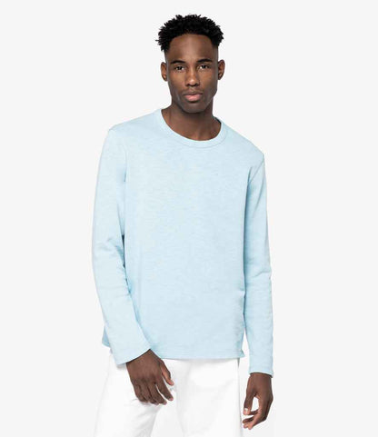 Native Spirit NS418 Native Spirit Unisex Sweatshirt in Washed Sea Water