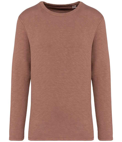 Native Spirit NS418 Native Spirit Unisex Sweatshirt in Washed Sienna