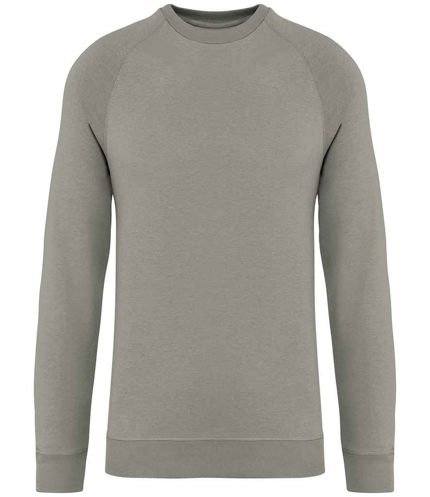Native Spirit NS423 Native Spirit Unisex Raglan Sleeve Sweatshirt in Almond Green