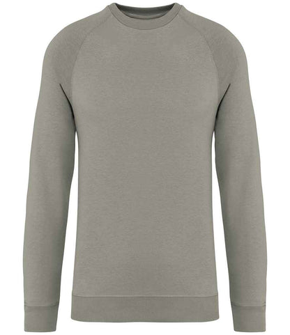 Native Spirit NS423 Native Spirit Unisex Raglan Sleeve Sweatshirt in Almond Green
