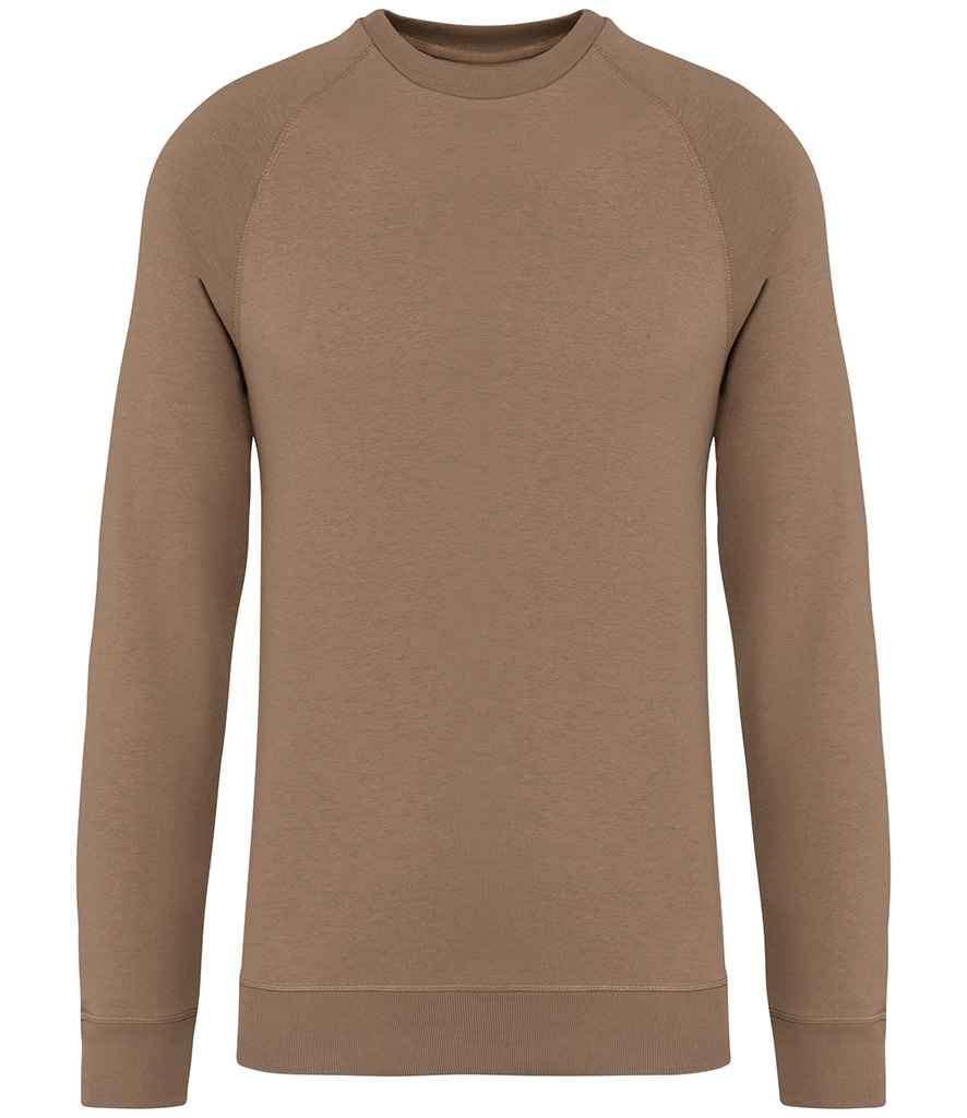 Native Spirit NS423 Native Spirit Unisex Raglan Sleeve Sweatshirt in Driftwood