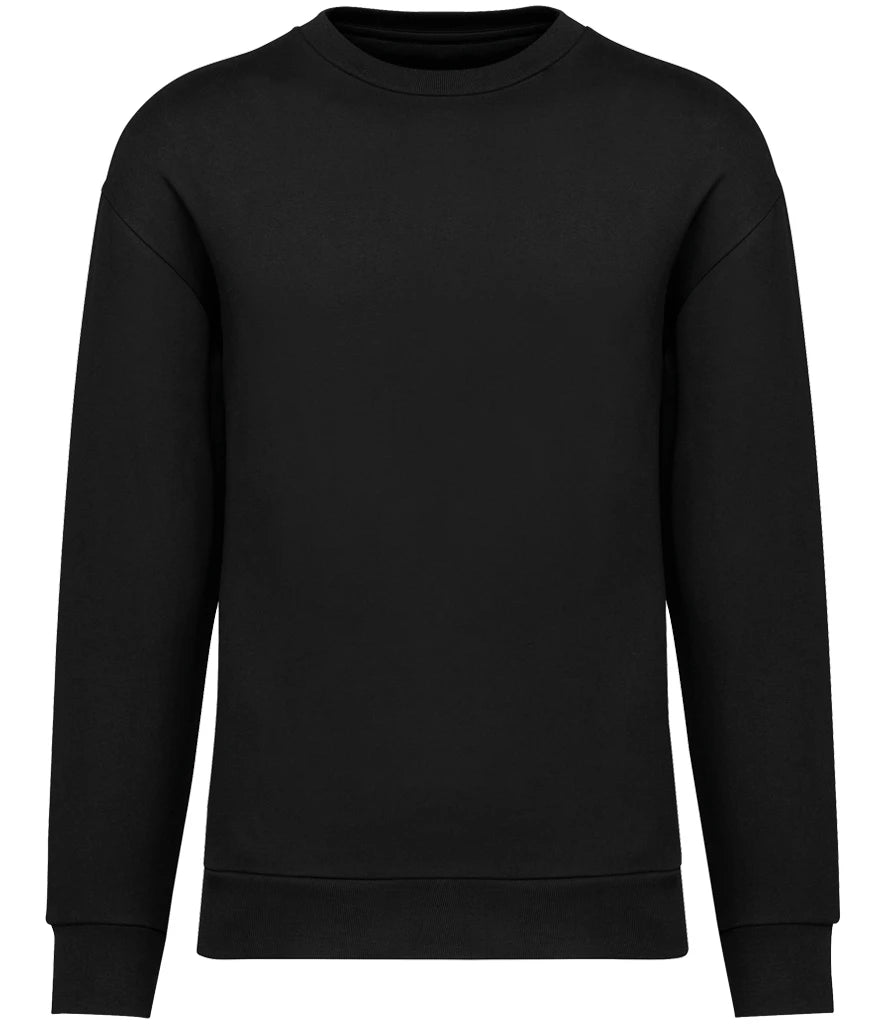 Native Spirit NS435 Native Spirit Unisex Crew Neck Sweatshirt in Black