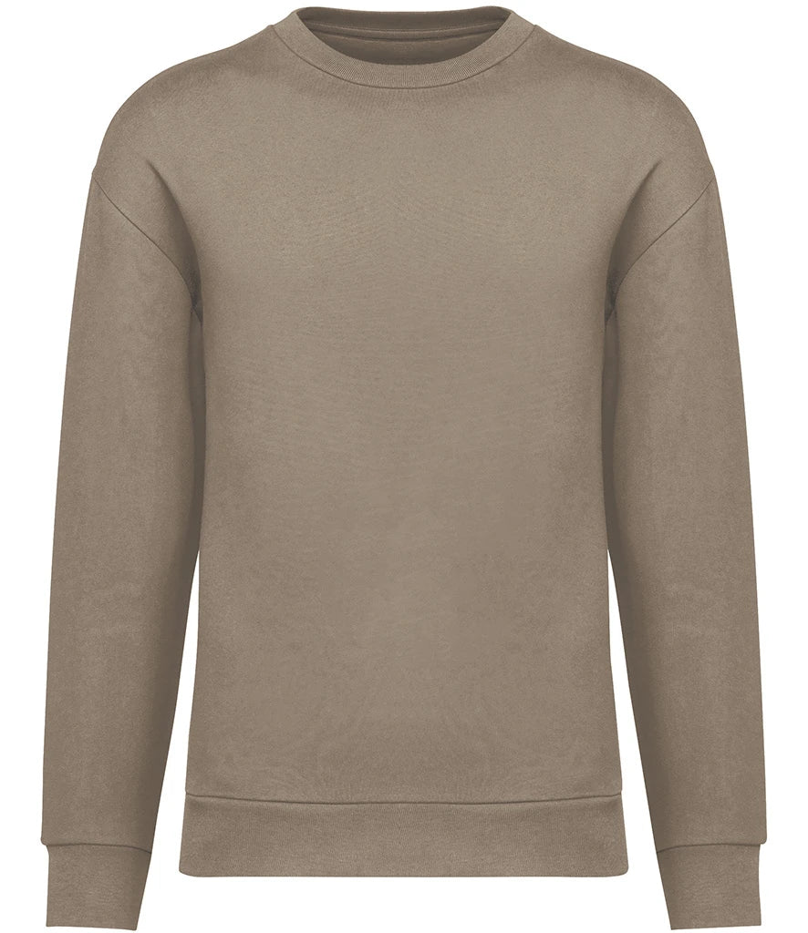 Native Spirit NS435 Native Spirit Unisex Crew Neck Sweatshirt in Wet Sand