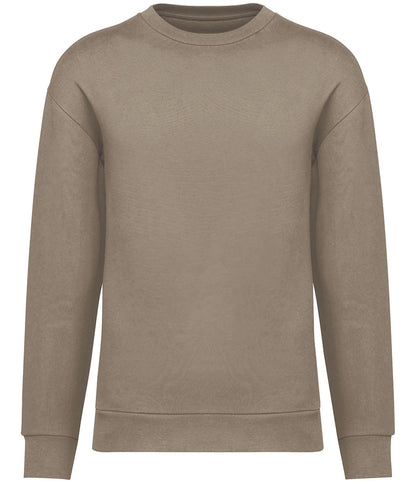 Native Spirit NS435 Native Spirit Unisex Crew Neck Sweatshirt in Wet Sand