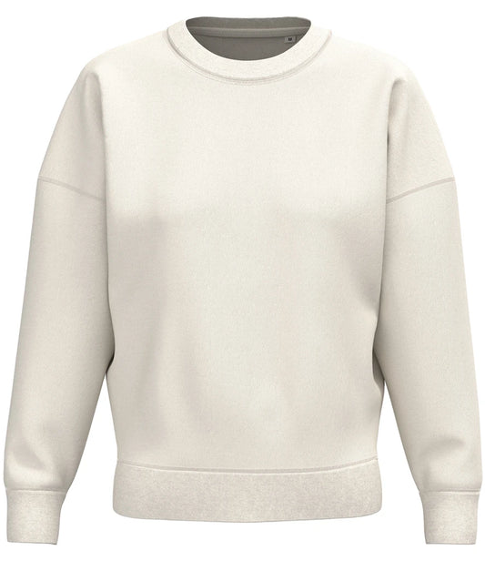 Native Spirit NS439 Native Spirit Ladies Crew Neck Sweatshirt in Ivory