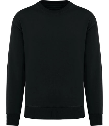 Native Spirit NS440 Native Spirit Unisex Oversized Sweatshirt in Black