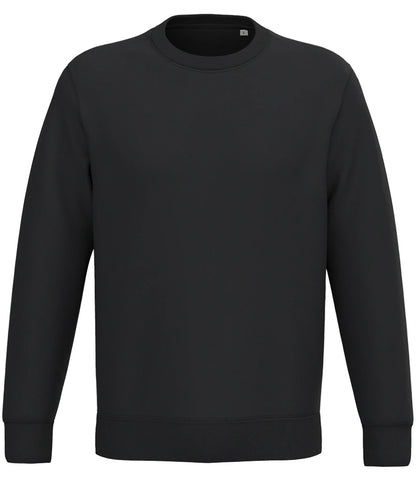 Native Spirit NS443 Native Spirit Unisex Crew Neck Sweatshirt in Black