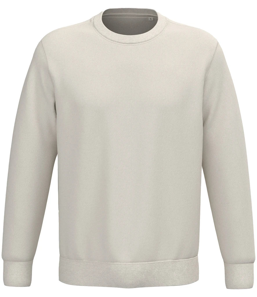 Native Spirit NS443 Native Spirit Unisex Crew Neck Sweatshirt in Ivory