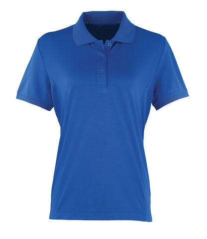 Premier PR616 Ladies Coolchecker Piqué Polo Shirt in Royal Blue