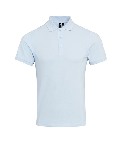 Premier PR630 Coolchecker Plus Piqué Polo Shirt in Light Blue