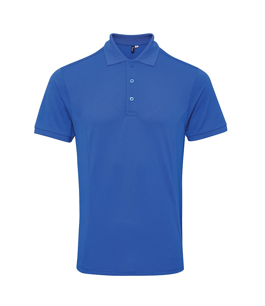 Premier PR630 Coolchecker Plus Piqué Polo Shirt in Royal Blue