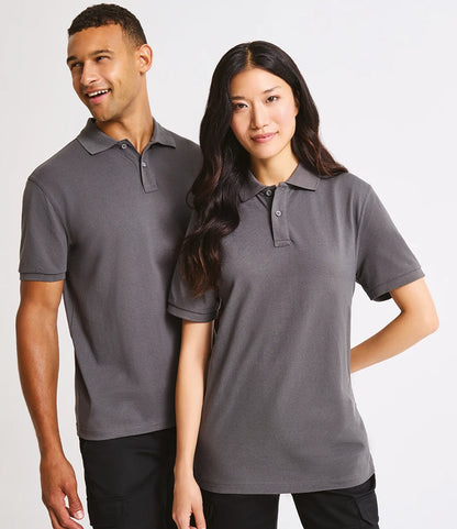 Premier PR995 Essential Unisex Polo Shirt in Dark Grey