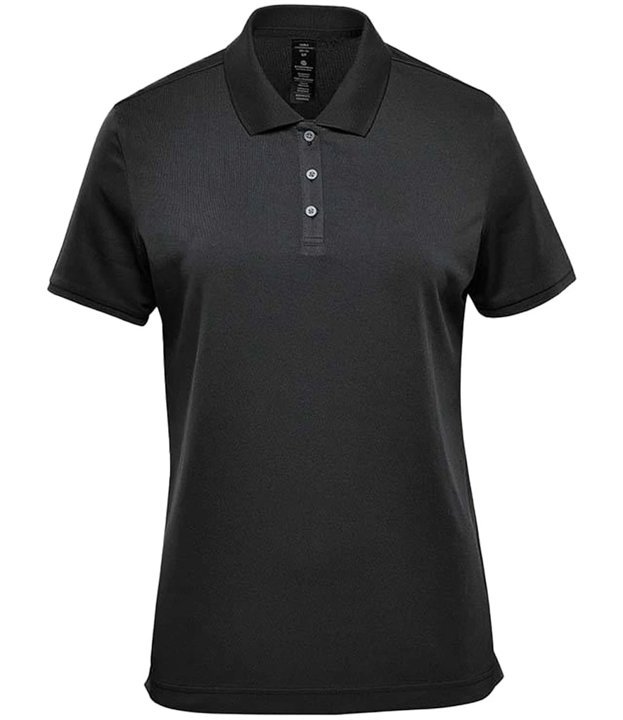 Stormtech PRX1W Ladies Sirocco Sports Polo Shirt in Black
