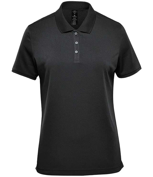 Stormtech PRX1W Ladies Sirocco Sports Polo Shirt in Black