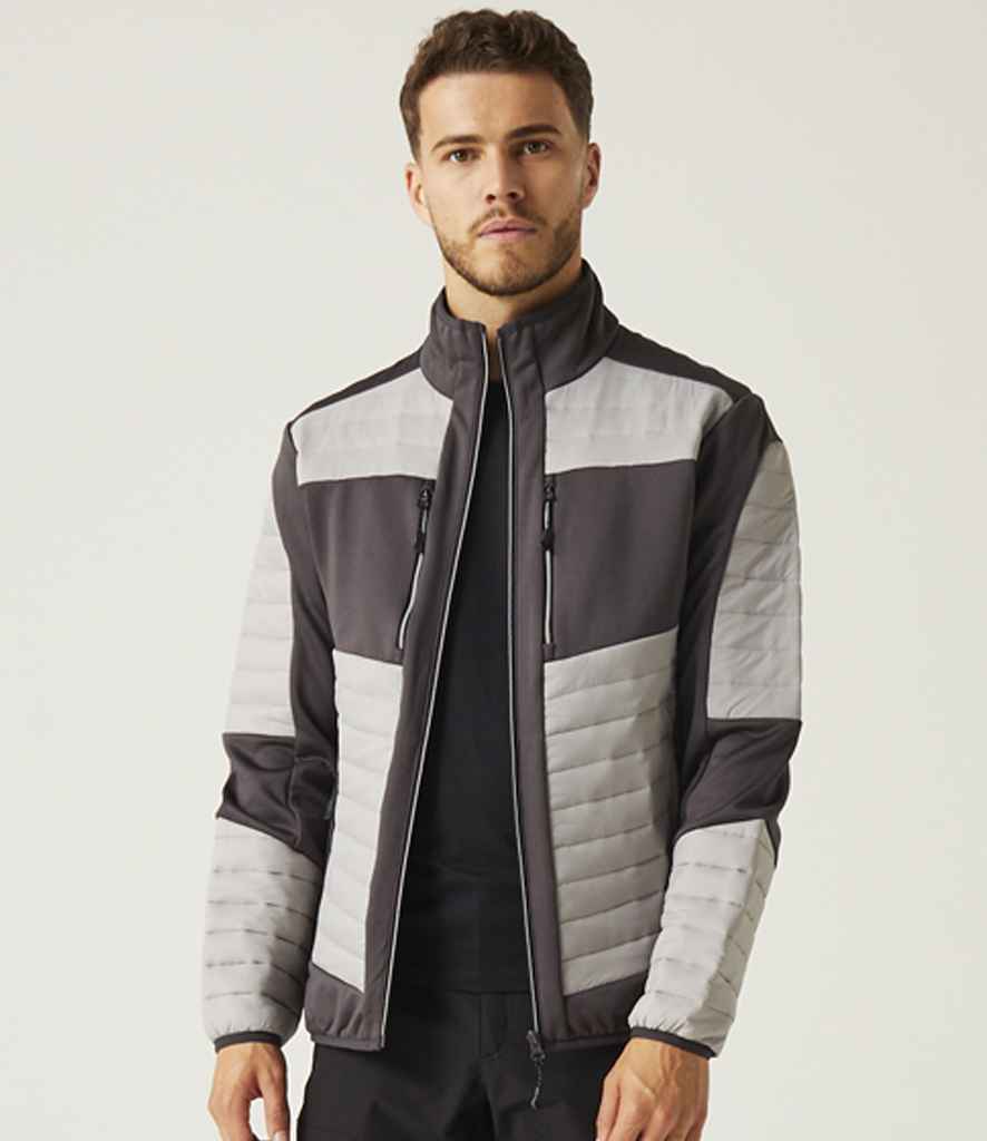 Regatta RG380 E-Volve Hybrid Jacket in Mineral Grey/Ash
