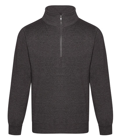 PRO RTX RX305 Pro RTX Pro 1/4 Neck Zip Sweatshirt in Charcoal