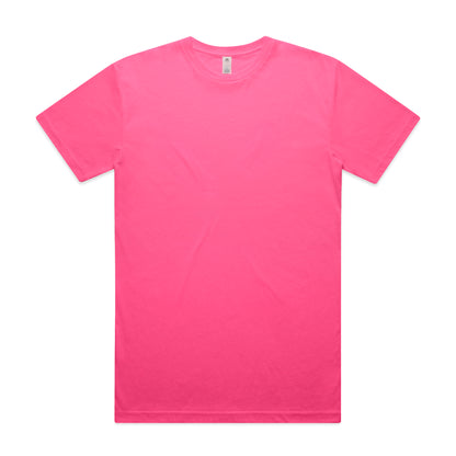 AS Colour 5050F Block Safety Tee Safety Pink