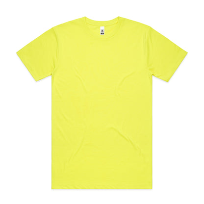 AS Colour 5050F Block Safety Tee Safety Yellow