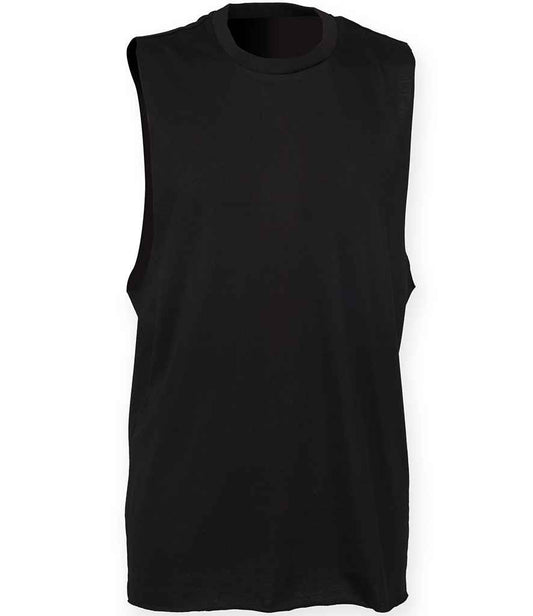 SF Clothing SF232 High Neck Vest in Black