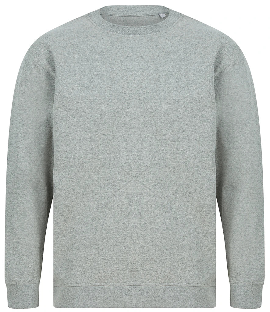 SF Clothing SF530 SF Clothing Unisex Sustainable Fashion Sweatshirt in Heather Grey