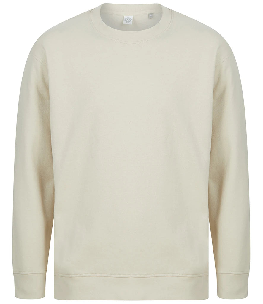 SF Clothing SF530 SF Clothing Unisex Sustainable Fashion Sweatshirt in Light Stone